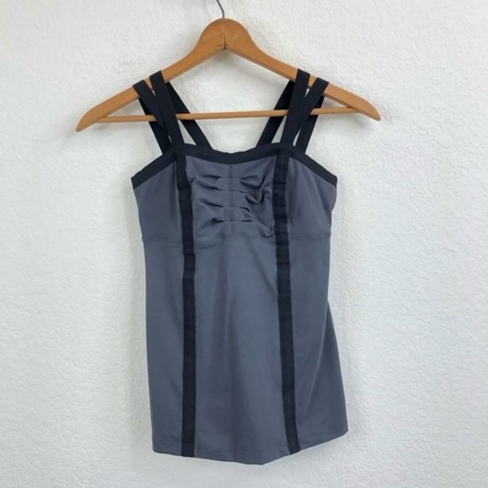 lululemon The Insight Tank Pleated Bust Folded Accordion Pleat Racerback Top